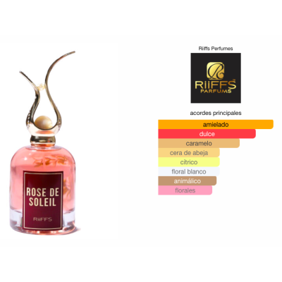 Riiffs Rose de Soleil EDP 100 ml | Fragancia Femenina Exquisita y Duradera Riiffs Rose de Soleil EDP 100 ml | Fragancia Femenina Exquisita y Duradera