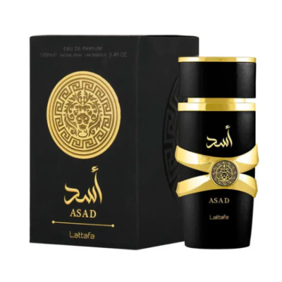 Lattafa Asad EDP 100 ml para Hombre - Fragancia Intensa y Amaderada | Ideal para Dejar Huella Lattafa Asad EDP 100 ml para Hombre - Fragancia Intensa y Amaderada | Ideal para Dejar Huella
