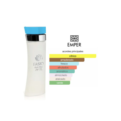 Emper Fasio Blue EDP 100ml Mujer - Perfume Floral Frutal Premium Emper Fasio Blue EDP 100ml Mujer - Perfume Floral Frutal Premium