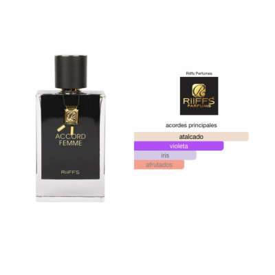 Riiffs Accord Femme EDP 100 ml - Fragancia Elegante para Mujer Riiffs Accord Femme EDP 100 ml - Fragancia Elegante para Mujer